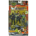 Игровой набор "Covert Command" фигурки солдатов, 3 автомата, мотоцикл инфо 231n.