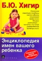 Энциклопедия имен вашего ребенка Издательства: АСТ, Астрель, Хранитель, 2008 г Твердый переплет, 640 стр ISBN 978-5-17-049381-4, 978-5-271-19221-0, 978-5-9762-5603-3 Тираж: 5000 экз Формат: 70x100/16 (~167x236 мм) инфо 7118a.